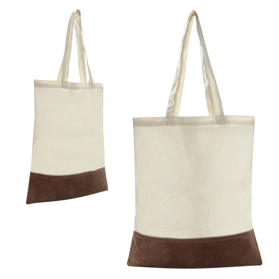 BOLSA DE ALGODÓN DE 1 COMPARTIMENTO CON ASAS. F0235 