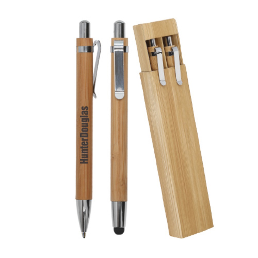 BOLÍGRAFO Y LAPICERO DE BAMBÚ F0250